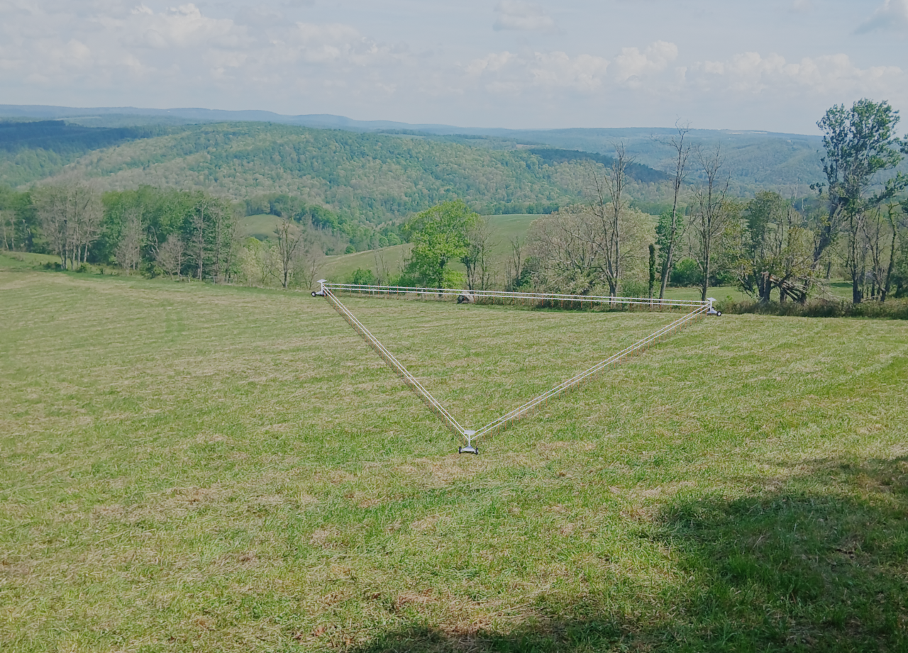 HerdFence three-robot mobile fence system holding a paddock in a Laurel Highlands pasture
